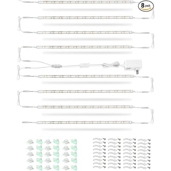 Cefrank LED Under Shelf Lighting Kit (8-Pack)