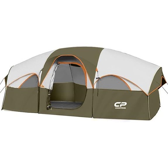 eight person divided tent