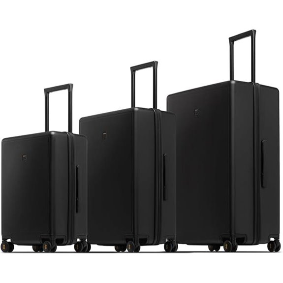 LEVEL8 3-Piece Luggage Set with Spinner Wheels