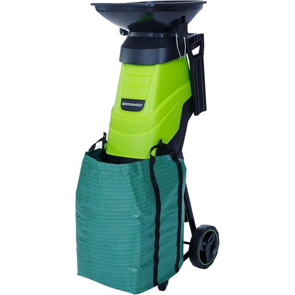 Electric Wood Chipper & Mulcher - 15A Garden Shredder