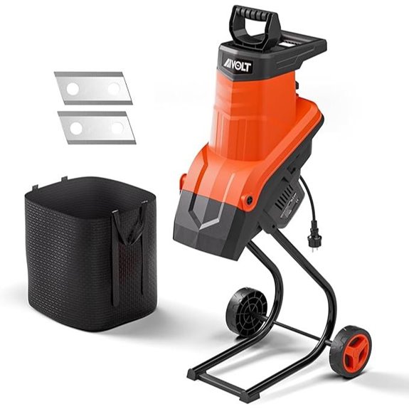 Electric Wood Chipper Shredder for Yard Cleanup