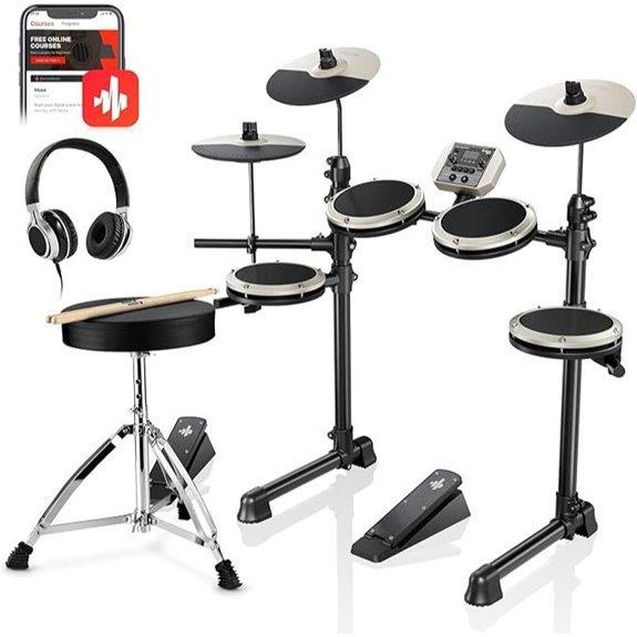 Donner DED-80 Electronic Drum Kit with Accessories