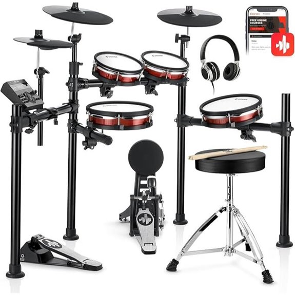 Donner DED-200 MAX Electronic Drum Set with Sounds