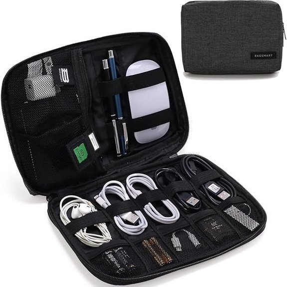 BAGSMART Electronics Travel Organizer Case for Cables