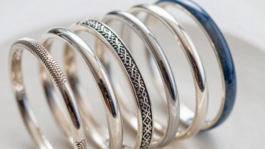 elegant durable silver bracelets