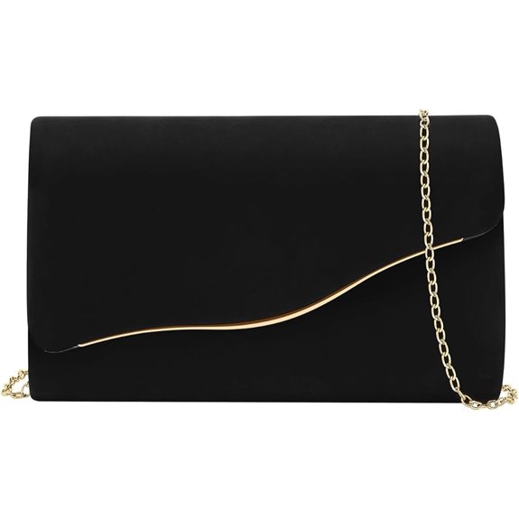 Faux Suede Clutch Purses for Formal Events