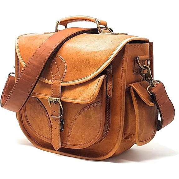 Rofozzi Leather Camera Bag for Women