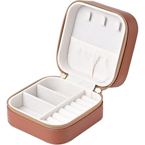 Luxury Leather Travel Jewelry Box for Women