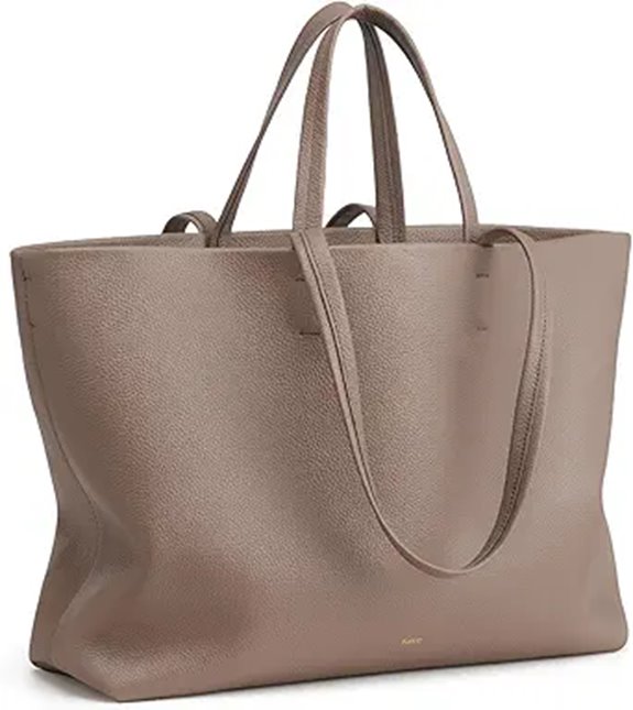 Kattee Leather Tote Bag for Women