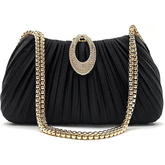 Evening Satin Clutch Bag for Women Wedding Party