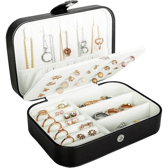 Hatori Travel Jewelry Box for Women and Girls