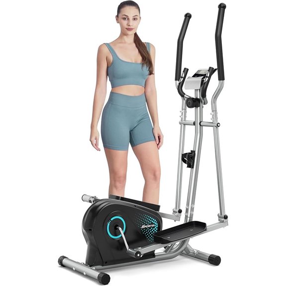 Dripex Elliptical Machine with Resistance & Pulse Sensor