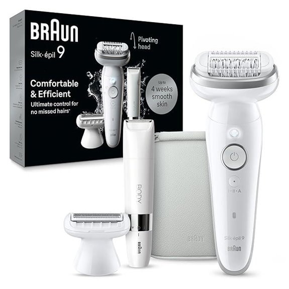 Braun Silk-épil 9 Epilator with Trimmer and Shaver