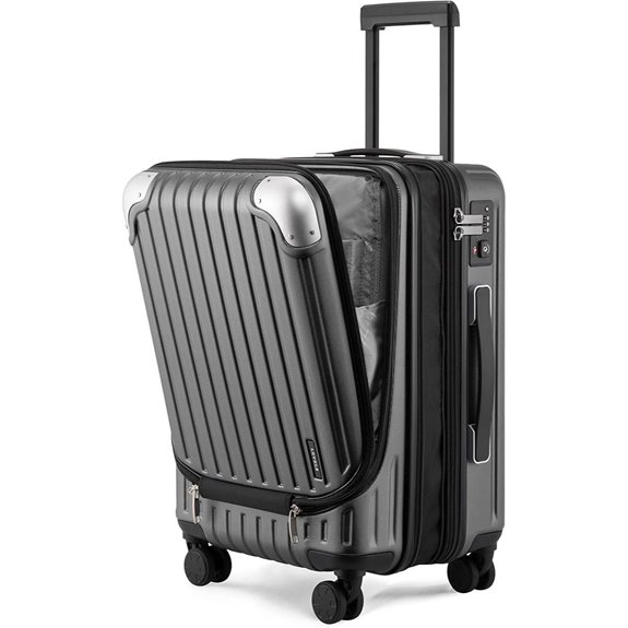 LEVEL8 Grace 20-Inch Expandable Hardside Spinner Luggage