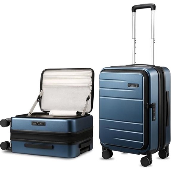 Carry On Expandable Hard Shell Suitcase with Wheels