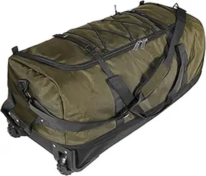 expandable rolling duffle bag