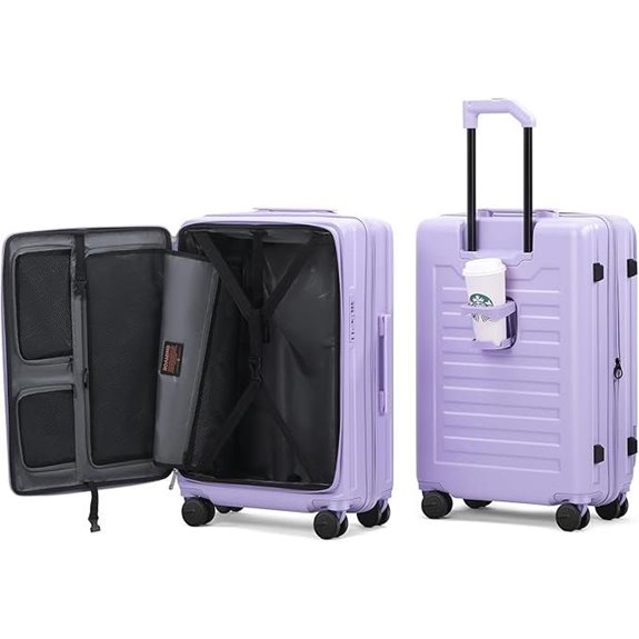 Roaming 20 Expandable Carry-On Luggage with Spinner Wheels