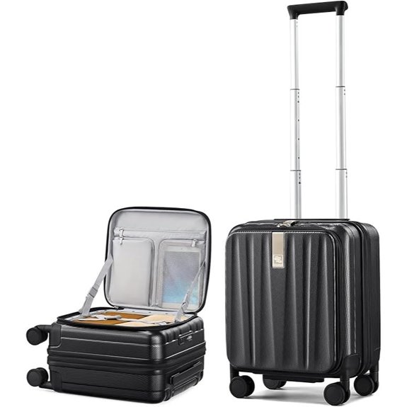 Hanke 16 Expandable Underseat Carry-On Luggage