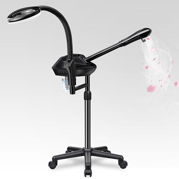 Facial Steamer with Magnifier Light and Ozone Humidifier