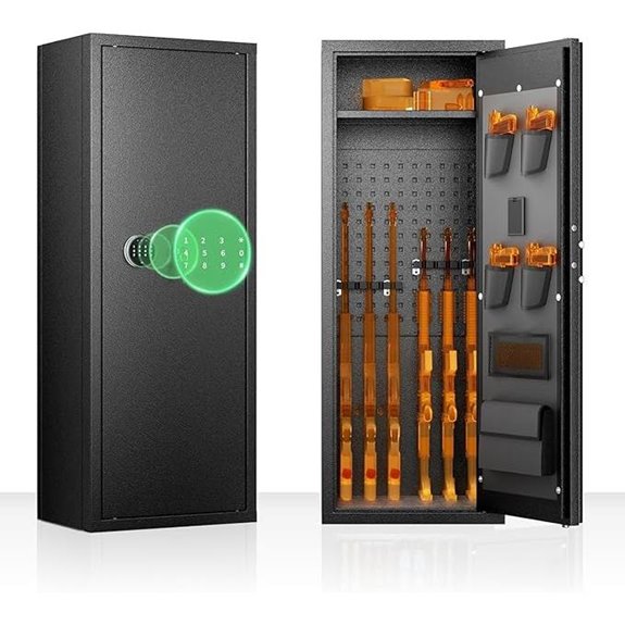 Oakcloud Fireproof Gun Safe with Digital Lock