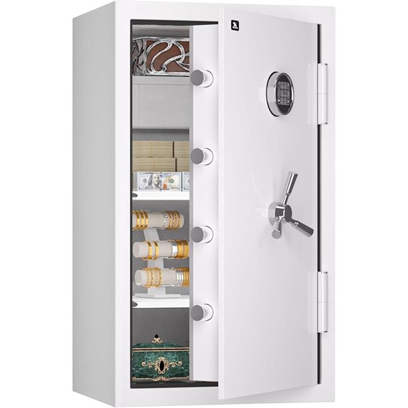 TIGERKING Large Fireproof Waterproof Home Safe