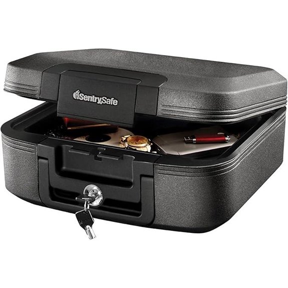 SentrySafe Fireproof Waterproof Safe with Carry Handle