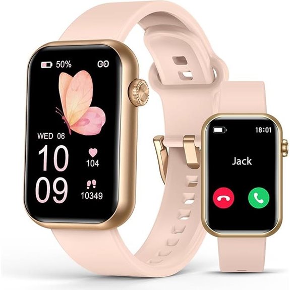 Smart Watch Fitness Tracker with Heart Rate and Sleep Monitoring