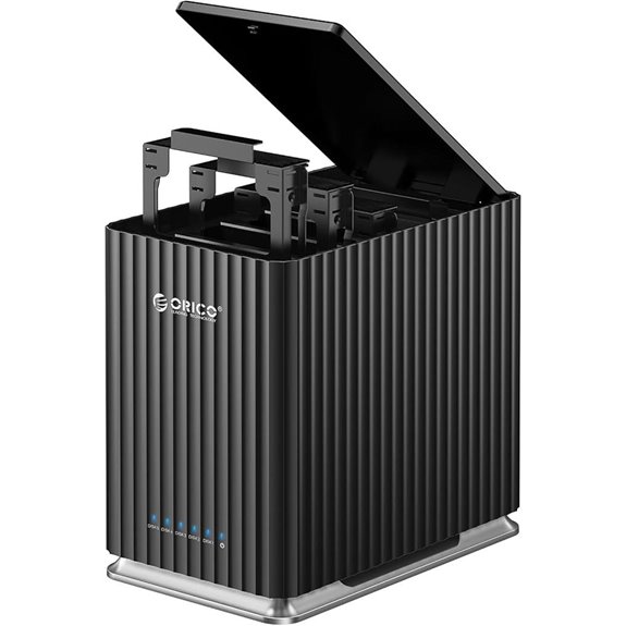 ORICO 5-Bay USB-C Hard Drive Enclosure with Power