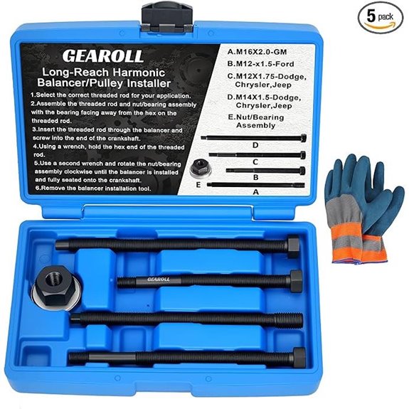 5Pcs Harmonic Balancer Installer Tool Set