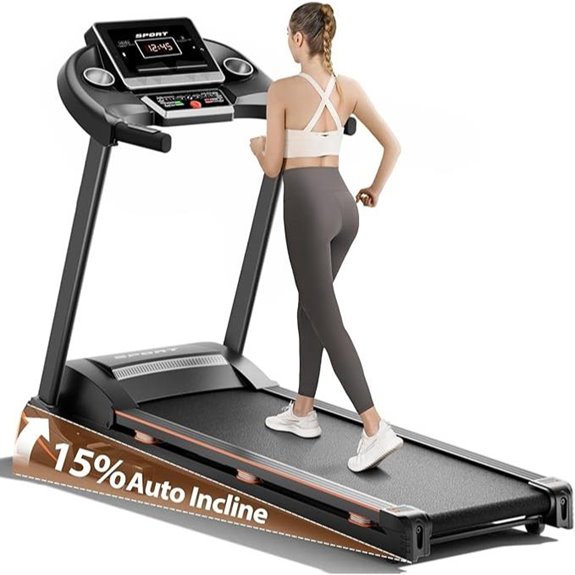 foldable bluetooth incline treadmill