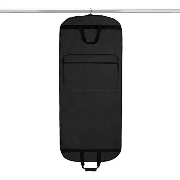 Dalix 60 Foldable Garment Bag Suits Cover Dresses w Front Pocket