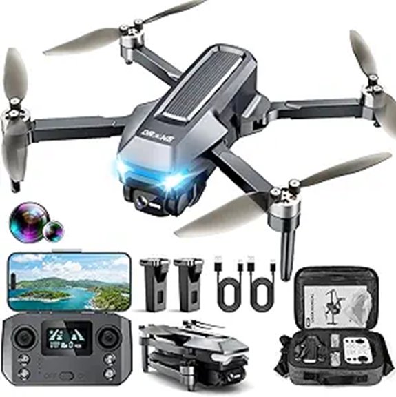 GPS Drone with 4K Camera Auto Return Foldable 46Min Flight