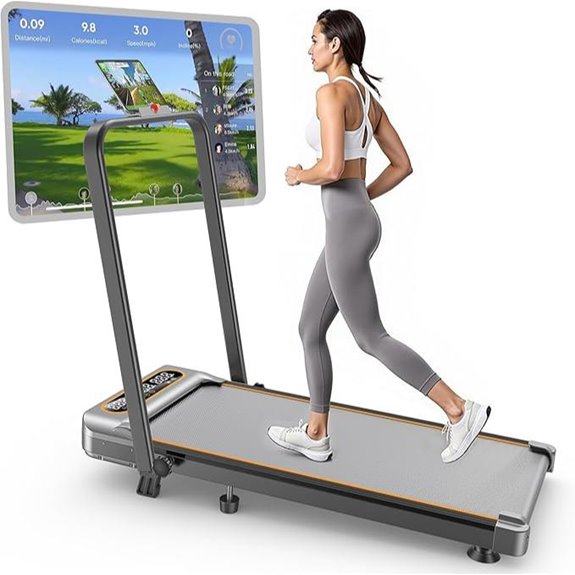 foldable incline treadmill control
