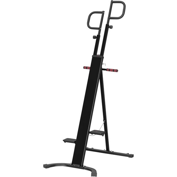 Soozier Folding Vertical Climber with LCD and Wheels