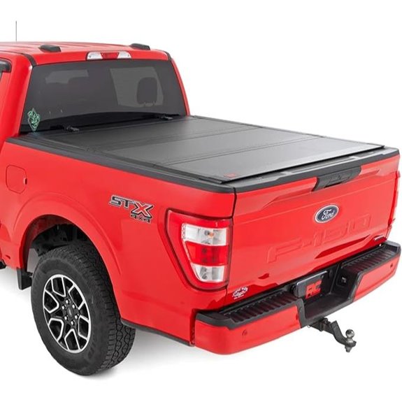 Rough Country Hard Flip-Up Tonneau Cover for Ford F-150