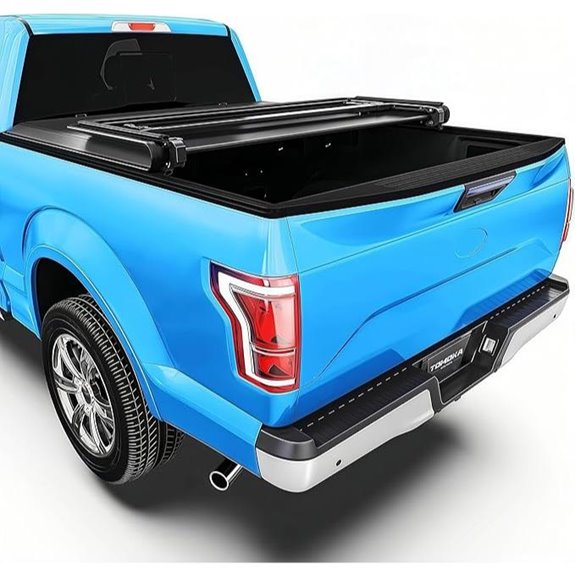 TOMOKA Soft Tri-Fold Tonneau Cover for Ford F-150