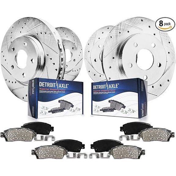 Detroit Axle 8pc Brake Kit for Ford Mustang