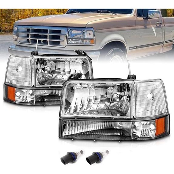 AmeriLite Chrome Headlight Assembly for Ford Trucks
