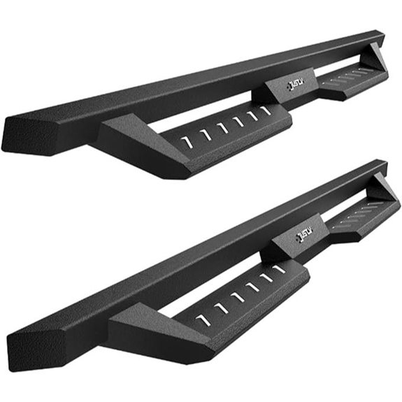 4 Drop Down Running Boards for Ford Trucks