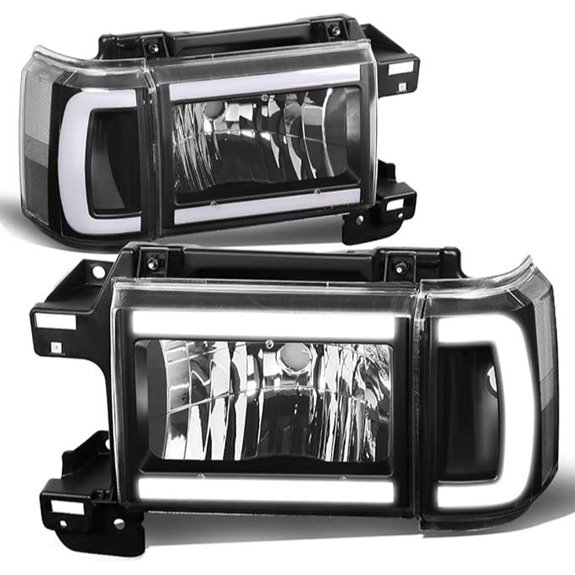DNA MOTORING Headlight Assembly for Ford Bronco/F150/F250/F350