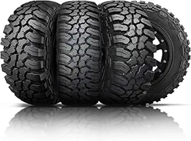 Set of 4 Terreno M/T Mud Terrain Tires 265/75/16