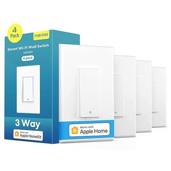Meross 4-Pack 3-Way Smart Light Switches