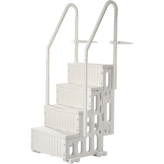 VEVOR 4-Step Swimming Pool Ladder with Handrails