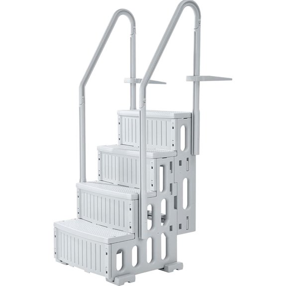 VEVOR 4-Step Swimming Pool Ladder with Handrails