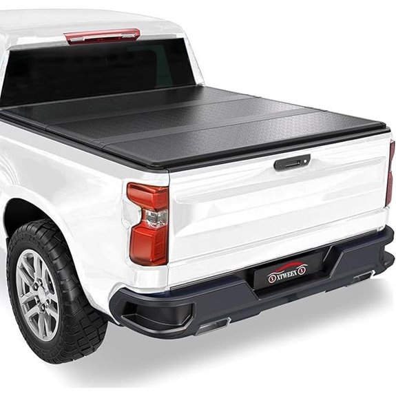 FRP Hard Tri-fold Tonneau Cover for Chevy Silverado