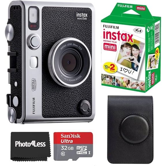 Fujifilm Instax Mini EVO Instant Camera and Accessories
