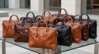 full grain leather briefcases