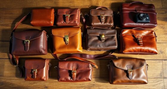 full grain leather camera bags