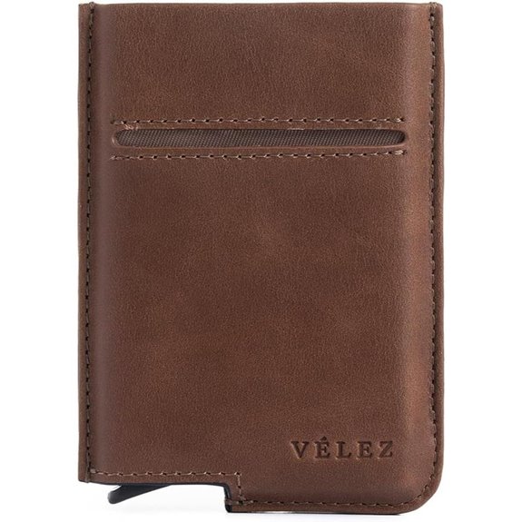 Full Grain Leather Men’s Card Holder with RFID Blocking