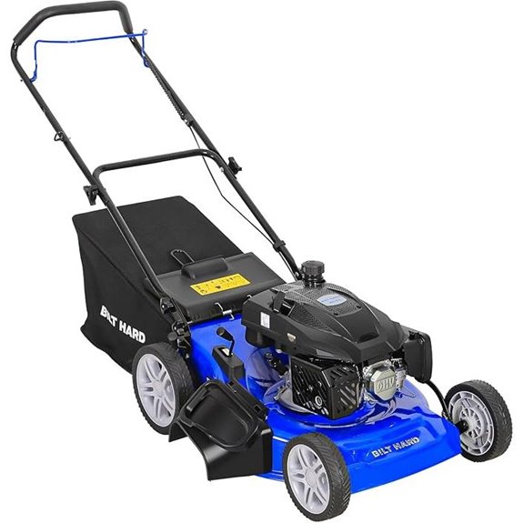 BILT HARD 21-Inch Gas Lawn Mower with 3-in-1 features